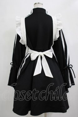 画像3: Favorite / 休憩中*やさぐれメイドのジャージワンピースセット M ブラック H-25-12-05-010-LO-OP-NS-ZH