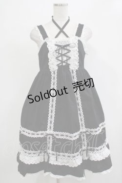 画像1: BABY,THE STARS SHINE BRIGHT / ベビードールジャンパースカート Free ブラック H-25-12-05-012-BA-OP-NS-ZH