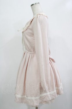 画像2: LIZ LISA / レースアップリボンワンピース Free ピンク H-25-12-05-016-LO-OP-NS-ZH