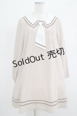 Amavel / セーラーワンピース Free ベージュ H-25-12-05-021-CA-OP-NS-ZH