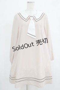 Amavel / セーラーワンピース Free ベージュ H-25-12-05-021-CA-OP-NS-ZH