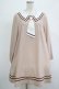 画像1: Amavel / セーラーワンピース Free ベージュ H-25-12-05-021-CA-OP-NS-ZH (1)