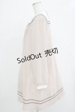 画像2: Amavel / セーラーワンピース Free ベージュ H-25-12-05-021-CA-OP-NS-ZH