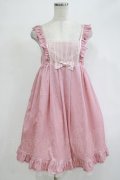 Emily Temple cute / チュール切替ノースリーブワンピース  ピンク H-25-12-06-003-ET-OP-KB-ZH