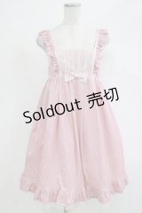 Emily Temple cute / チュール切替ノースリーブワンピース  ピンク H-25-12-06-003-ET-OP-KB-ZH
