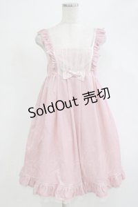 Emily Temple cute / チュール切替ノースリーブワンピース  ピンク H-25-12-06-003-ET-OP-KB-ZH