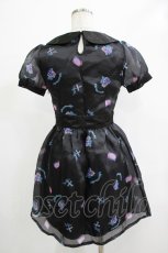 画像3: 【SALE】kokokim / Necorn総柄ワンピース  ブラック H-25-12-06-027-LO-OP-KB-ZH (3)