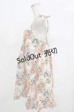 画像2: Nile Perch / キャットプリントキャミワンピース   H-25-12-06-029-LO-OP-KB-ZH