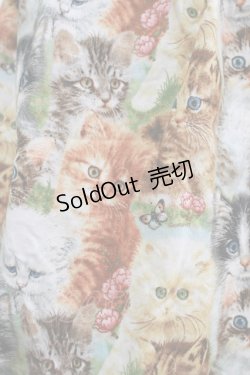 画像4: Nile Perch / キャットプリントキャミワンピース   H-25-12-06-029-LO-OP-KB-ZH