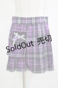 Deorart / タータンチェックプリーツスカート  パープル H-25-12-06-033-PU-SK-KB-ZH