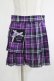 画像1: Deorart / タータンチェックプリーツスカート  パープル H-25-12-06-033-PU-SK-KB-ZH (1)