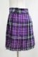 画像2: Deorart / タータンチェックプリーツスカート  パープル H-25-12-06-033-PU-SK-KB-ZH (2)
