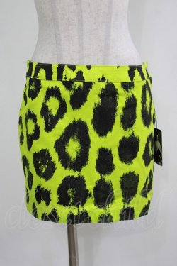 画像1: SEXY DYNAMITE LONDON / レオパードスカート M グリーン H-25-12-06-034-PU-SK-KB-ZH