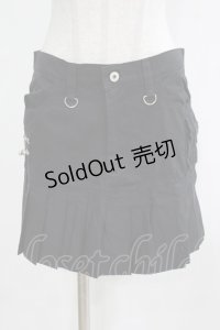 SEXY DYNAMITE LONDON / プリーツ切替スカート L ブラック H-25-12-06-035-PU-SK-KB-ZH