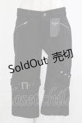 BPN FOR MEN / レッグフラップ付パンツ  ブラック H-25-12-06-036-GO-PA-KB-ZH