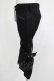 画像2: BPN FOR MEN / レッグフラップ付パンツ  ブラック H-25-12-06-036-GO-PA-KB-ZH (2)
