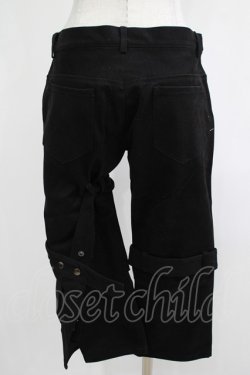 画像3: BPN FOR MEN / レッグフラップ付パンツ  ブラック H-25-12-06-036-GO-PA-KB-ZH