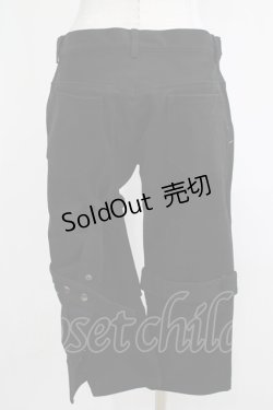 画像3: BPN FOR MEN / レッグフラップ付パンツ  ブラック H-25-12-06-036-GO-PA-KB-ZH