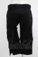 画像3: BPN FOR MEN / レッグフラップ付パンツ  ブラック H-25-12-06-036-GO-PA-KB-ZH (3)