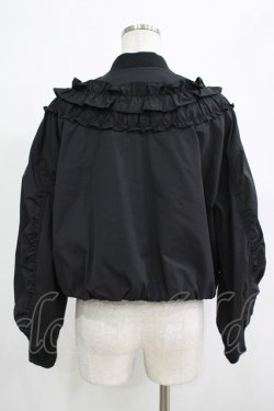 画像3: Jane Marple / Front frill padding jacket ジャケット  ブラック H-25-12-06-042-JM-JA-KB-ZH
