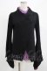 画像1: gouk / 着物袖カーディガン  ブラック H-25-12-06-043-GO-TO-KB-ZH (1)