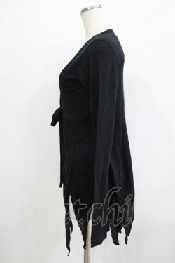 画像2: BPN / イレギュラーカーディガン  ブラック H-25-12-06-045-GO-TO-KB-ZH