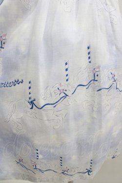 画像4: Leur Getter / Dreamy Carousel袖付ワンピース M ブルー H-25-12-06-004-LU-OP-KB-ZH