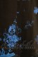 画像4: HANGRY&ANGRY / チェックフリルプリントボレロ  黒×青 H-25-12-06-046-HN-TO-KB-ZH (4)