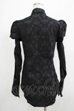 画像3: STEAM / プリント切替ブラウス  ブラック H-25-12-06-047-HN-BL-KB-ZH