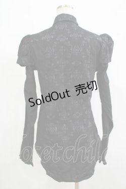 画像3: STEAM / プリント切替ブラウス  ブラック H-25-12-06-047-HN-BL-KB-ZH