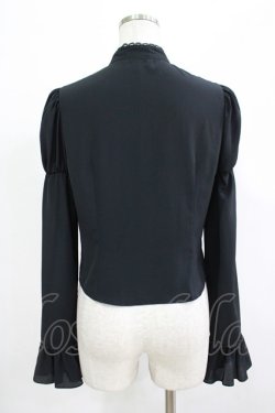 画像3: abilletage / スタンドカラーブラウス  ブラック H-25-12-06-049-GO-BL-KB-ZH