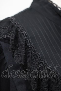 画像4: abilletage / スタンドカラーブラウス  ブラック H-25-12-06-049-GO-BL-KB-ZH