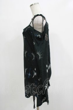 画像2: NAOTO SEVEN / オフショルトップス  ブラック H-25-12-06-053-HN-TO-KB-ZH