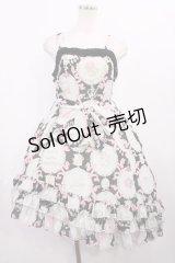 ALICE and the PIRATES / 宝石柄シフォンジャンパースカート Free ブラック H-25-12-06-1001-PA-OP-NS-ZH