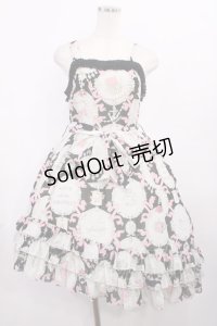 ALICE and the PIRATES / 宝石柄シフォンジャンパースカート Free ブラック H-25-12-06-1001-PA-OP-NS-ZH