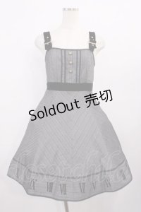 Amavel / 裾フロッキープリントジャンスカ Free グレー H-25-12-06-1008-CA-OP-NS-ZH