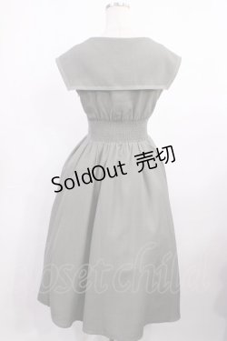 画像2: an another angelus / ビッグカラーコルセットタックワンピース Free L/KHAKI H-25-12-06-1010-CA-OP-NS-ZH