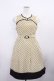 画像1: an another angelus / ベルト付きドットワンピース Free Beige/Black H-25-12-06-1011-CA-OP-NS-ZH (1)