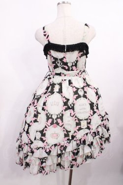 画像3: ALICE and the PIRATES / 宝石柄シフォンジャンパースカート Free ブラック H-25-12-06-1001-PA-OP-NS-ZH