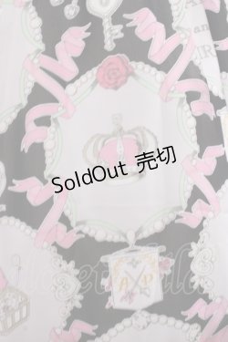 画像4: ALICE and the PIRATES / 宝石柄シフォンジャンパースカート Free ブラック H-25-12-06-1001-PA-OP-NS-ZH