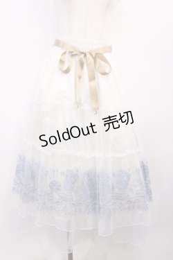 画像1: axes femme / カードキャプターさくら／スカート Free クリアカード × 夢の鍵・杖(シロ) H-25-12-06-1017-AX-SK-NS-ZH