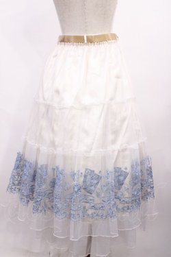 画像2: axes femme / カードキャプターさくら／スカート Free クリアカード × 夢の鍵・杖(シロ) H-25-12-06-1017-AX-SK-NS-ZH