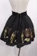 画像2: Amavel / 楽器刺繍入り サス付ベロア切替ミニ丈スカート Free ブラック H-25-12-06-1019-CA-SK-NS-ZH (2)