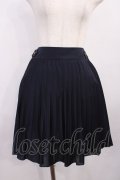 Franche Lippee / 肉球プリーツスカート S ネイビー H-25-12-06-1020-LO-SK-NS-ZH