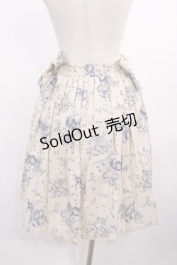 画像2: Fi.n.t / フルーツ柄スカート Free ベージュ/ネイビー H-25-12-06-1022-CA-SK-NS-ZH