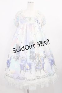 ALICE and the PIRATES / 眠り羊と夢喰いバク柄ジャンパースカートII Free ブルー H-25-12-06-1002-PA-OP-NS-ZH