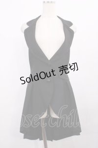 axes femme POETIQUE / ホルターロングベスト M ブラック H-25-12-06-1026-AX-TO-NS-ZH