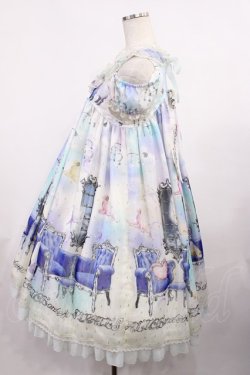 画像2: ALICE and the PIRATES / 眠り羊と夢喰いバク柄ジャンパースカートII Free ブルー H-25-12-06-1002-PA-OP-NS-ZH