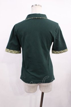 画像2: F i.n.t / チェックタイ付きポロシャツ Free GREEN H-25-12-06-1029-CA-BL-NS-ZH