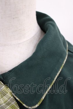 画像3: F i.n.t / チェックタイ付きポロシャツ Free GREEN H-25-12-06-1029-CA-BL-NS-ZH